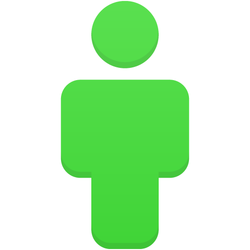 User Green Icon Flatastic Iconset Custom Icon Design