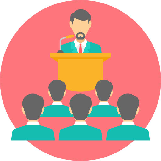 Lecture, Powerpoint, Presentation Icon With Png And Vector Format