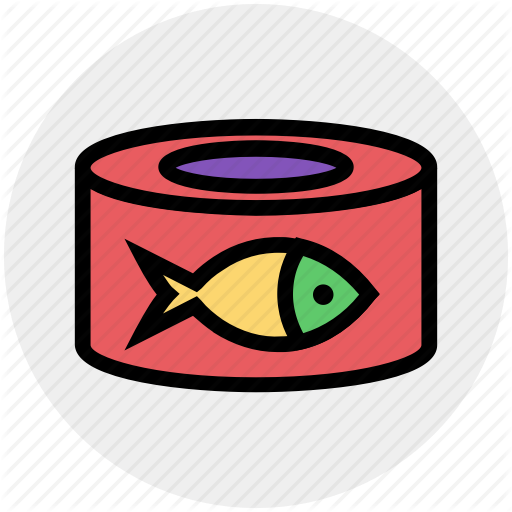 Box, Fish, Fish Food, Food, Metal Cans, Preservation Icon