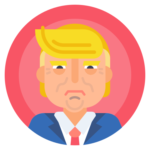 Avatar, Male, President, Trump Icon Free Of Xmas Giveaway