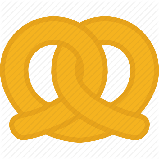 Bakery, Food, Pastry, Pretzel Icon