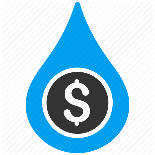 Aqua, Business, Fuel, Gas, Oil Drop, Petrol, Water Price Icon