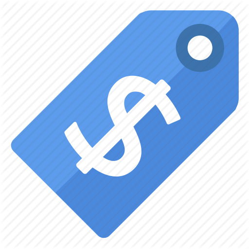 Blue, Price, Tag Icon