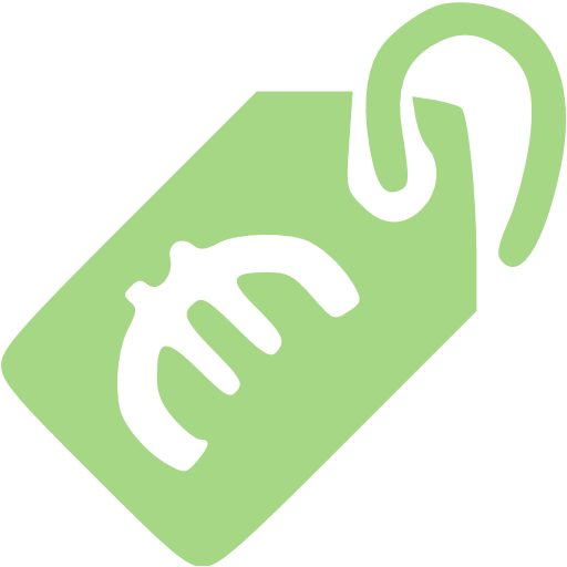 Guacamole Green Price Tag Euro Icon