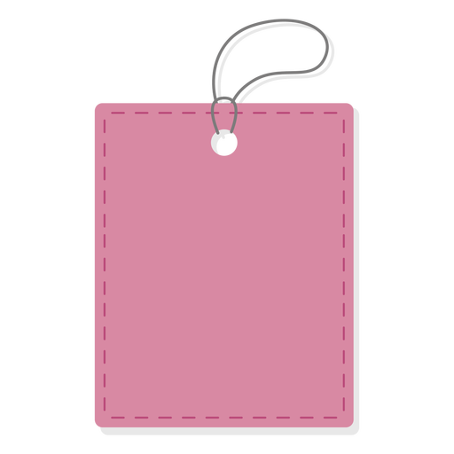 Plain Rectangle Price Tag