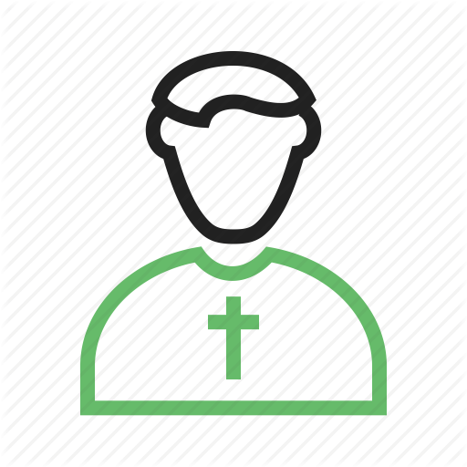 Catholic, Christian, Church, Cross, Man, Priest Icon