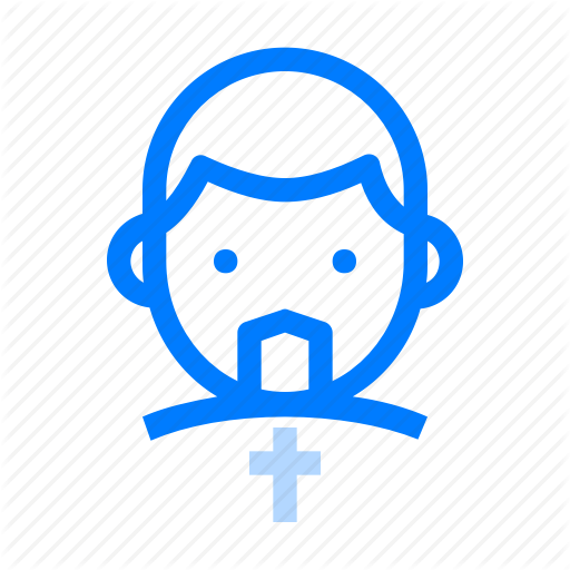 Male, Man, People, Person, Priest Icon