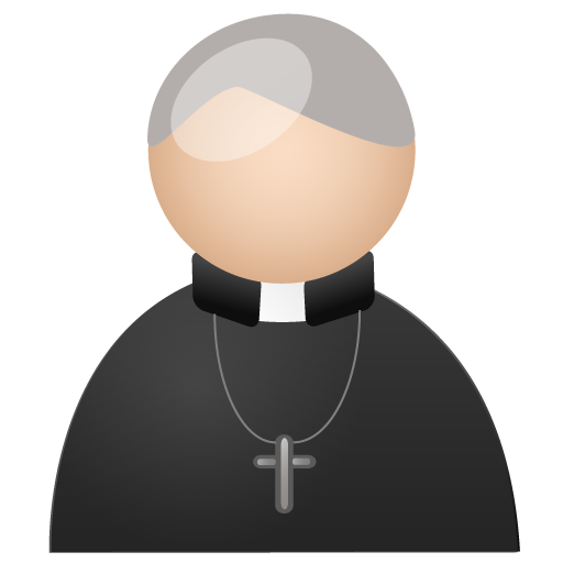 Priest Grey Icon Religion People Iconset Dapino