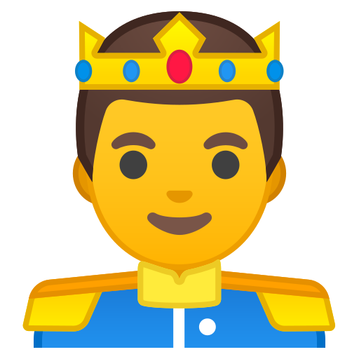 Prince Icon Free Of Noto Emoji People Profession
