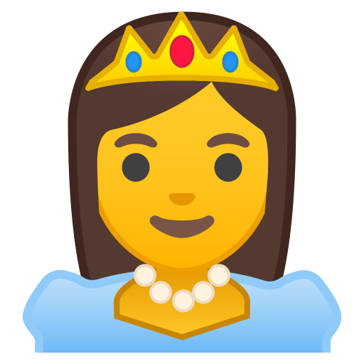 Princess Icon Noto Emoji People Profession Iconset Google
