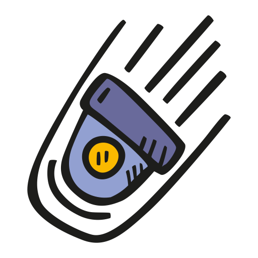 Falling Space Capsule Icon Free Space Iconset Good Stuff No