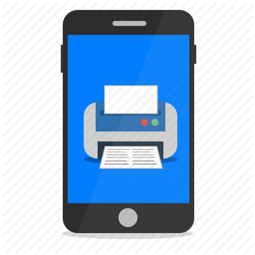 Mobile, Phone, Print, Printing Icon