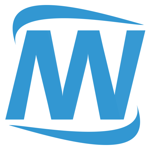 Cropped Machware Print Icon Blue White T Machware