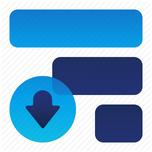 Arrow, Down, List, Move, Priority Icon