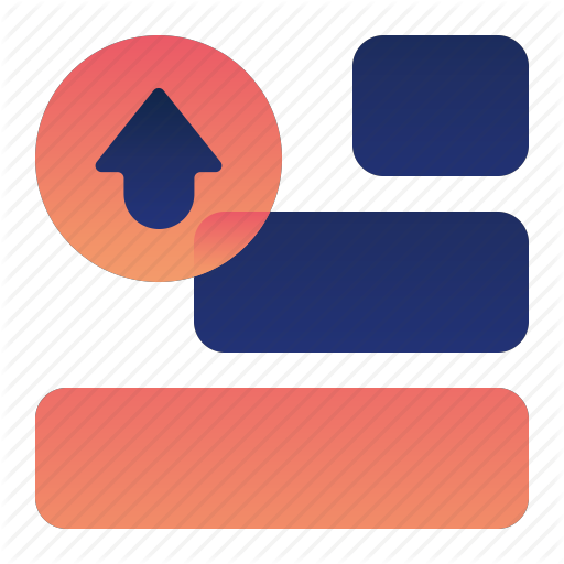 Arrow, List, Move, Priority, Up Icon