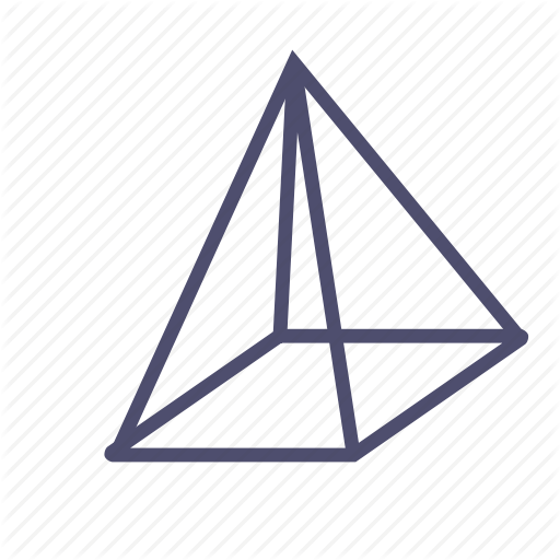 Figure, Geometry, Polygon, Prism, Pyramid Icon