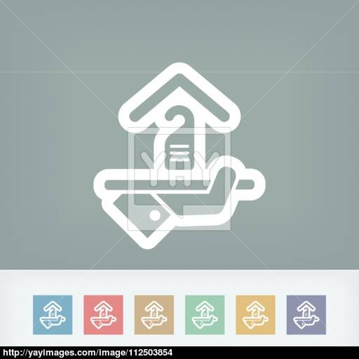 Hotel Icon Privacy Concept Vector