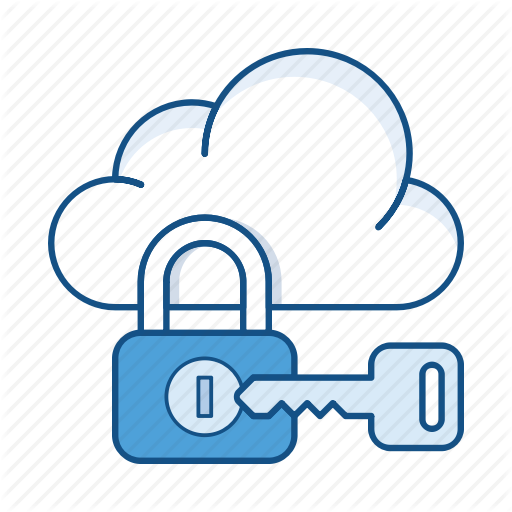 Cloud, Key, Lock, Private Cloud, Protection, Secure, Service Icon