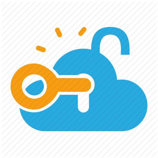 Cloud, Open, Password, Private, Protection, Secure, Unlock Icon