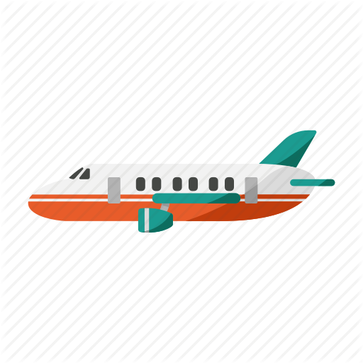 Aircraft, Flight, Private Jet, Transportation, Travel Icon