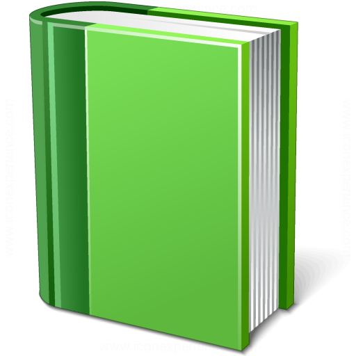 Iconexperience V Collection Book Green Icon