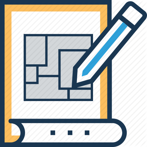Architect, Architecture File, Blueprint, Design, Product Design Icon