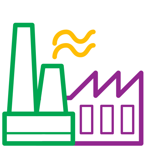 Plant, Factory, Icons, Production Icon