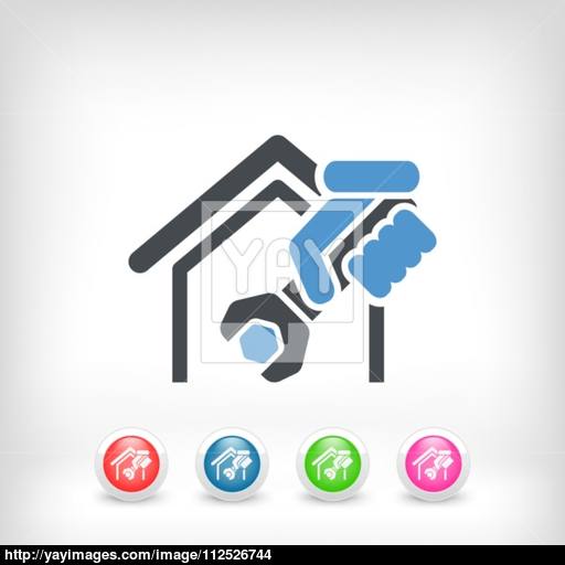Home Professional Services Icon Vector
