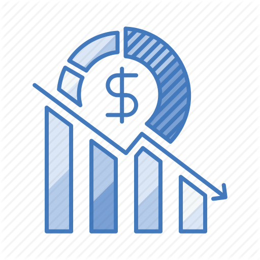 Business, Decline, Decrease, Failure, Loss, Profit Icon
