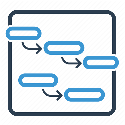 Iterations, Planning, Workflow, Working Plan Icon