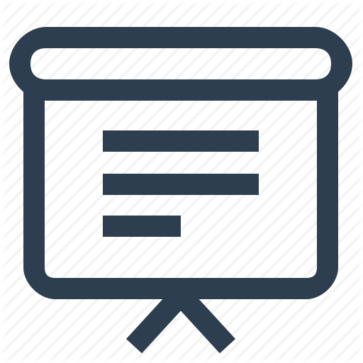 Projector, Screen Icon