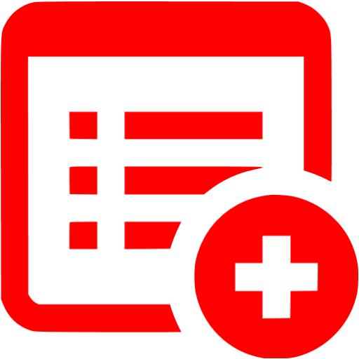 Red Add Property Icon