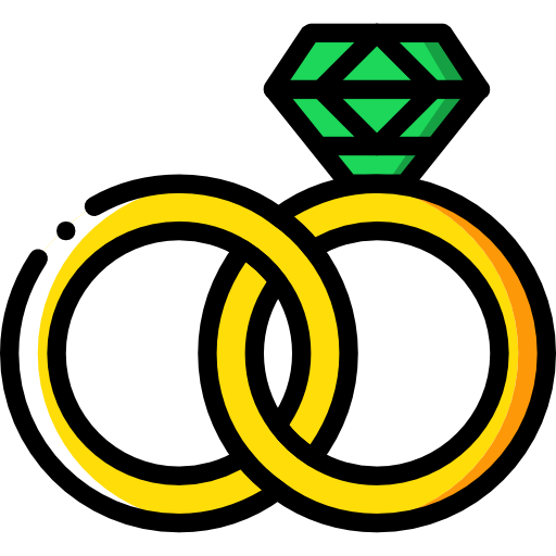 Engagement, Signs, Love, Romantic, Proposal, Jewel Icon