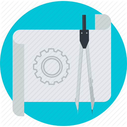 Development, Engineering, Project, Prototype, Round Icon