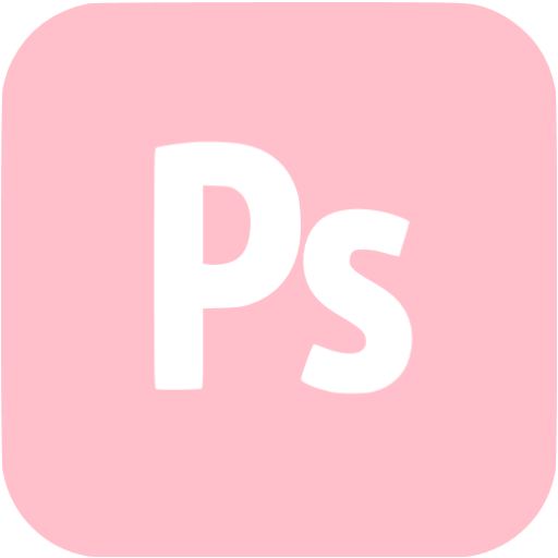 Pink Adobe Ps Icon