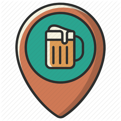 Beer, Drinks, Location, Map, Pin, Pointer, Pub Icon