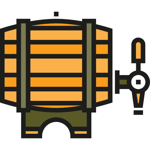 Pub, Cask, Alcoholic Drinks Icon
