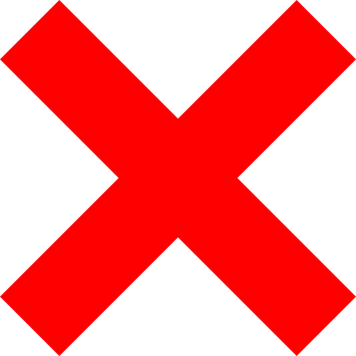 X Icon Clipart