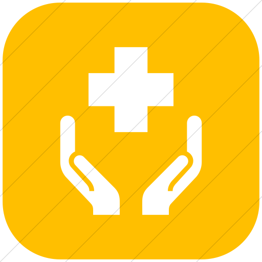 Flat Rounded Square White On Yellow Iconathon Public
