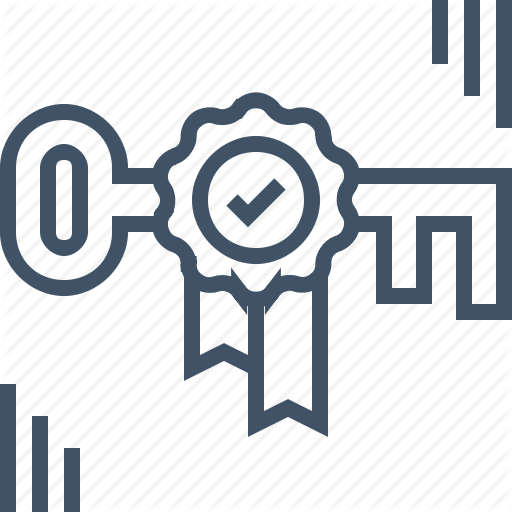 Certificate, Key, Lock, Password, Protection, Public, Safety Icon