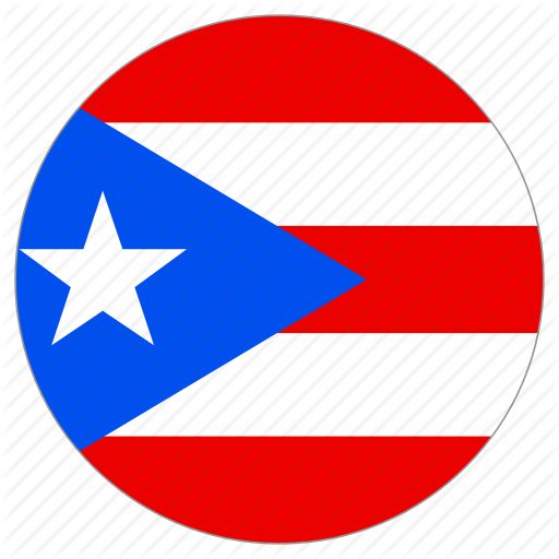 Circle, Country, Flag, Puerto Rico Icon