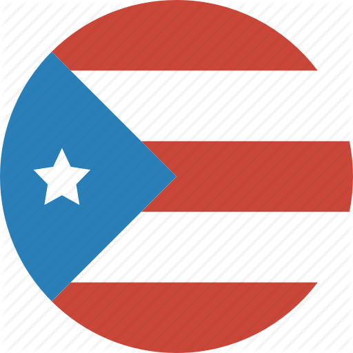 Circle, Flag, Puerto, Rico Icon