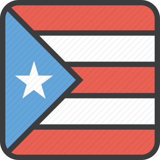 Country, Flag, Puerto, Rico Icon