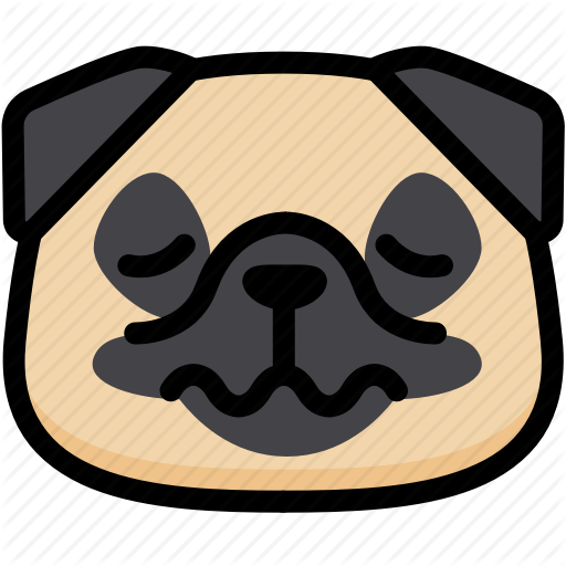 Emoji, Emotion, Expression, Face, Feeling, Nervous, Pug Icon