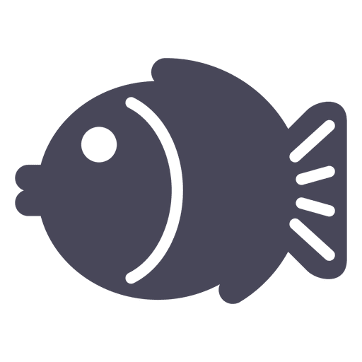 Japan Fish Icon Black