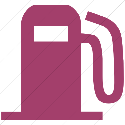 Simple Pink Classica Fuel Pump Icon
