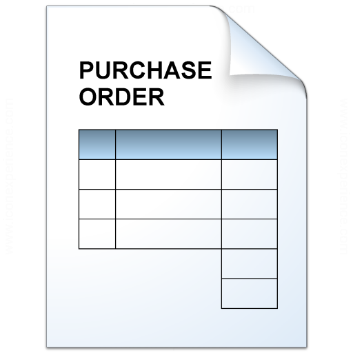 Iconexperience V Collection Purchase Order Icon