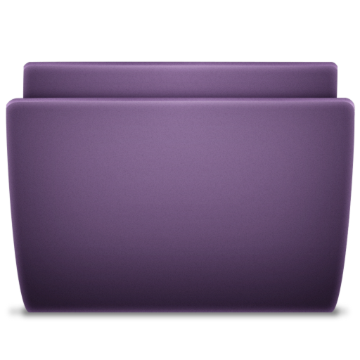 Purple Folder Icon