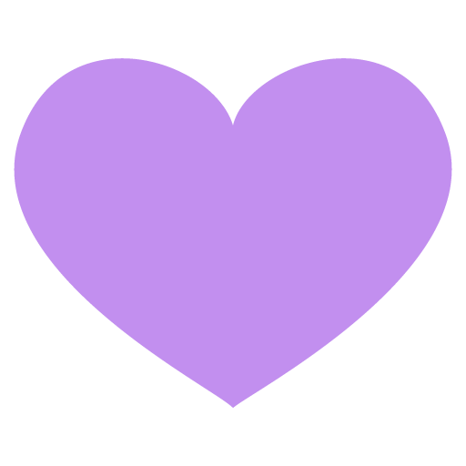 Purple Heart Emoji Icon Vector Symbol Free Download Vector Logos
