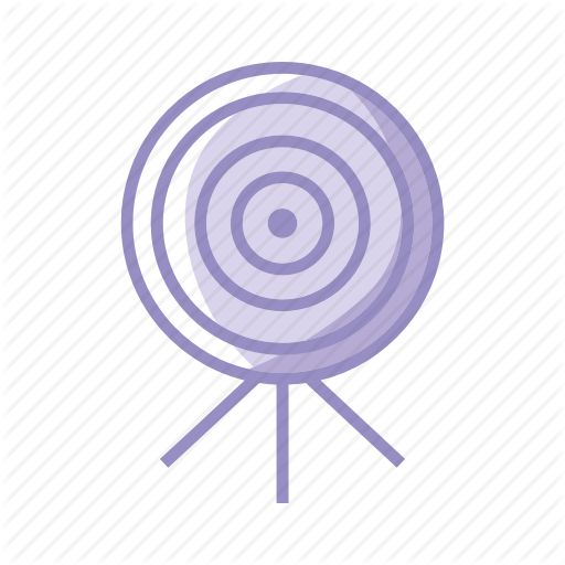Goal, Objective, Purple, Target Icon